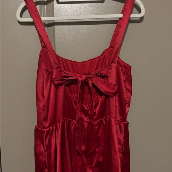 Francesca's Collections Vibrant Red Formal Dress - Picture 4 of 4